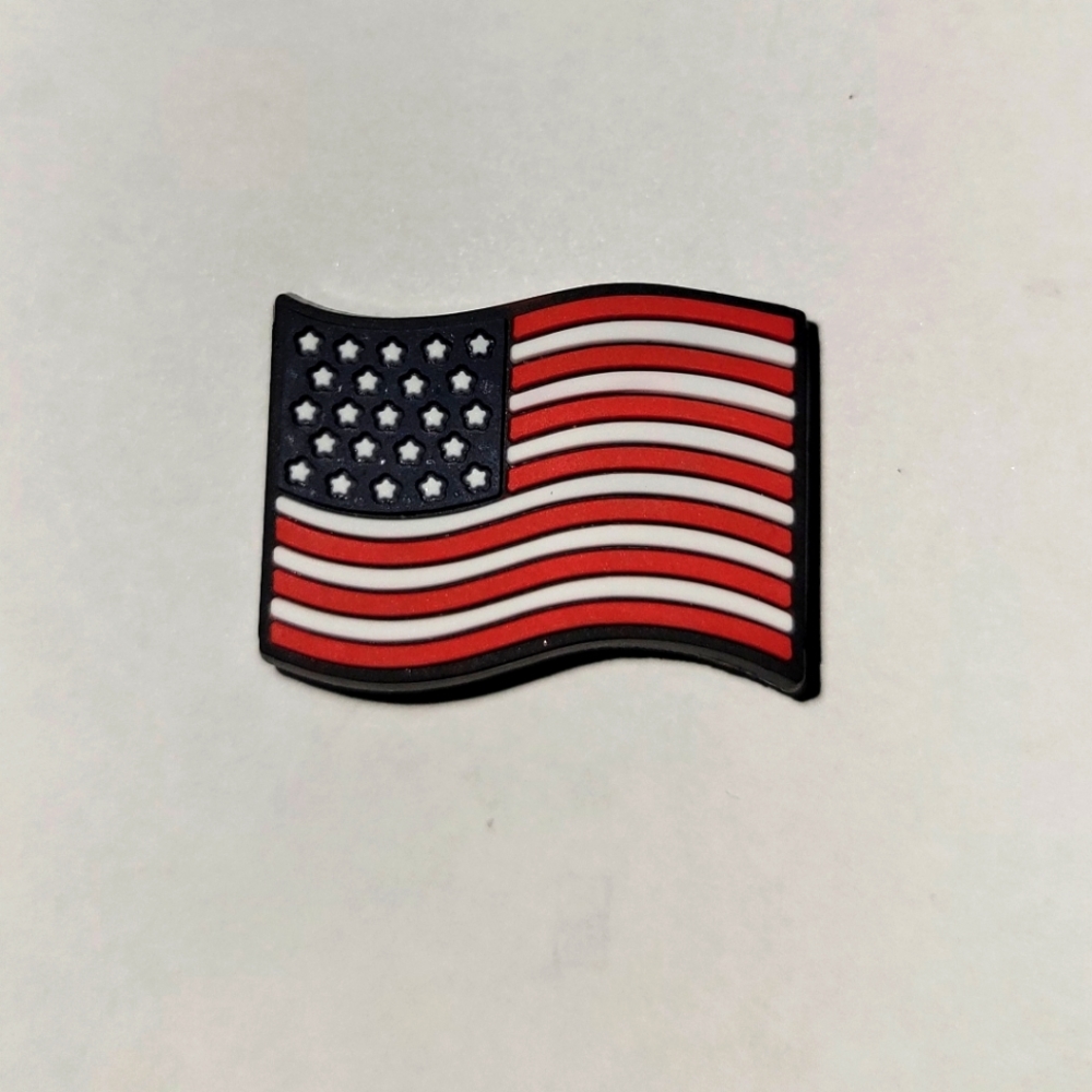 USA Flag Jibbitz Shoe Charm